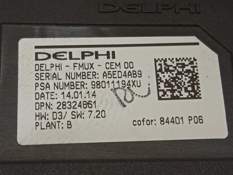 Recambio de mando multifuncion para citroën c4 picasso feel referencia OEM IAM 98011194XU  