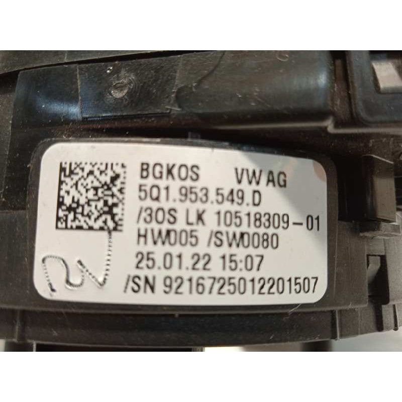 Recambio de anillo airbag para audi a3 sportback (8ya) 1.0 ltr - hibrido referencia OEM IAM 5Q1953549D  