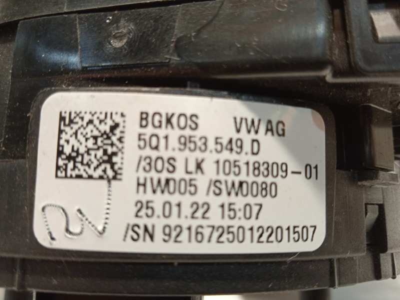 Recambio de anillo airbag para audi a3 sportback (8ya) 1.0 ltr - hibrido referencia OEM IAM 5Q1953549D  