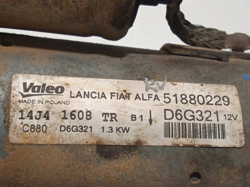 Recambio de motor arranque para peugeot bipper 1.3 16v hdi fap referencia OEM IAM 51880229  D6G321