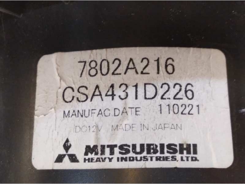 Recambio de motor calefaccion para mitsubishi asx (ga0w) 1.8 di-d cat referencia OEM IAM 7802A216  