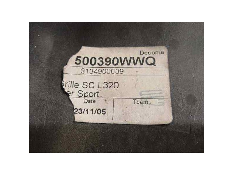 Recambio de rejilla delantera para land rover range rover sport supercharged referencia OEM IAM DHB500390WWQ  6H328138AA8WWQ