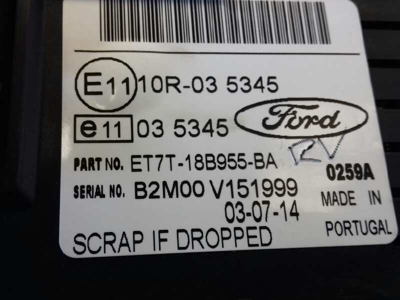 Recambio de pantalla multifuncion para ford fiesta (ccn) trend referencia OEM IAM ET7T18B955BA  