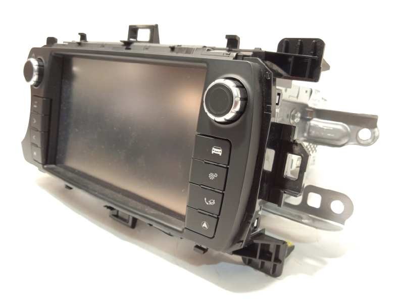 Recambio de pantalla multifuncion para toyota yaris hsd active referencia OEM IAM 861400D220  
