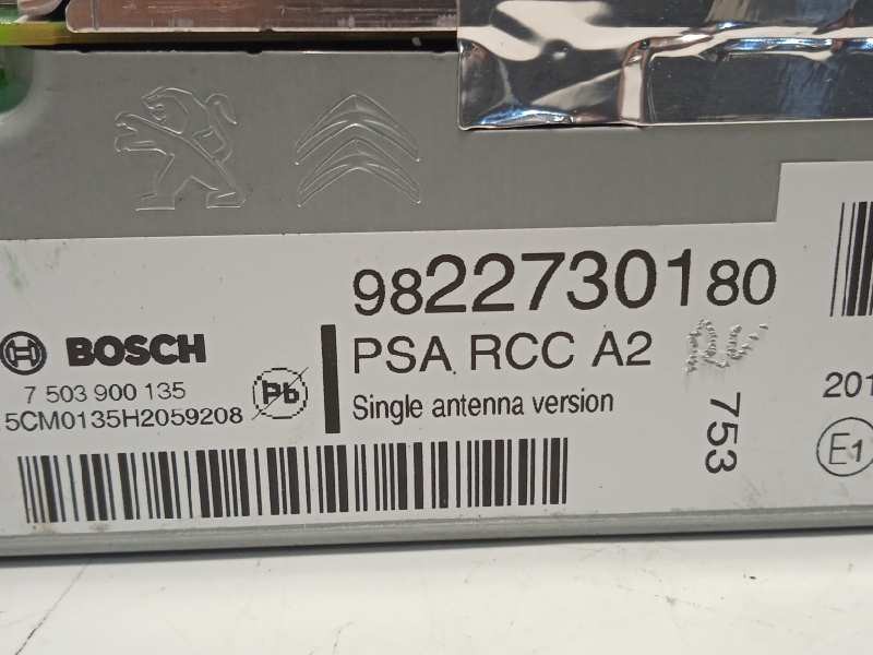 Recambio de sistema audio / radio cd para peugeot 208 style referencia OEM IAM 9822730180  