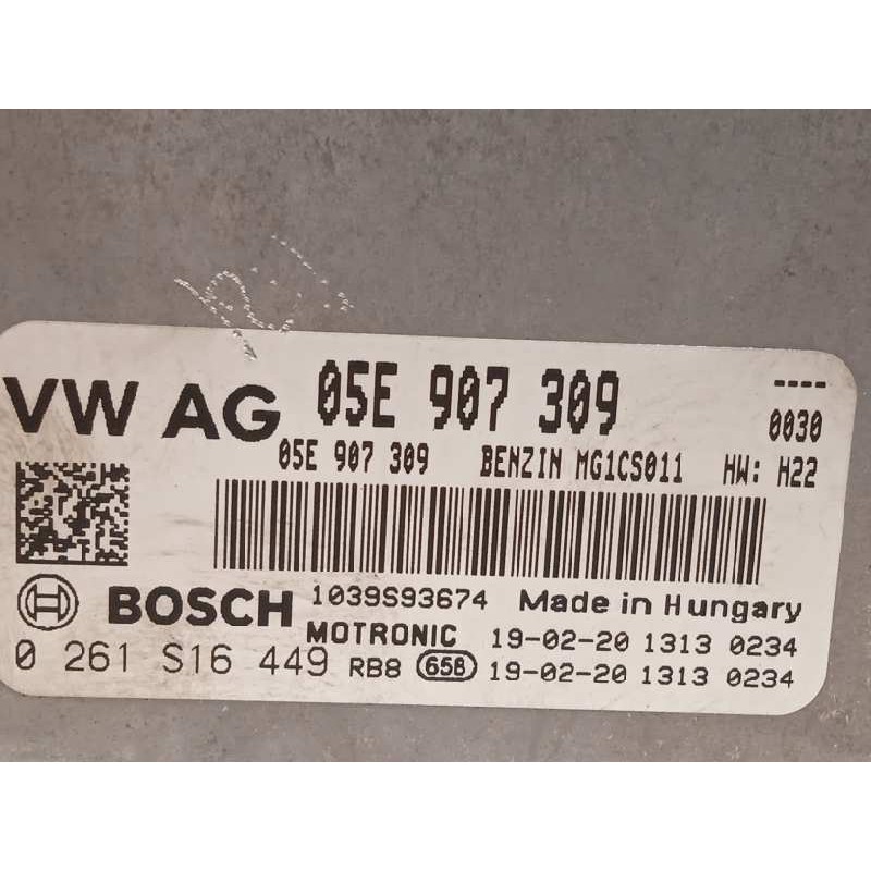 Recambio de centralita motor uce para seat ateca (kh7) style referencia OEM IAM 05E907309  0261S16449