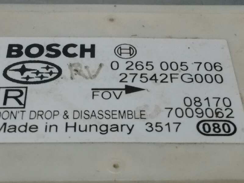 Recambio de centralita esp para subaru forester s12 xs limited referencia OEM IAM 27542FG000  0265005706