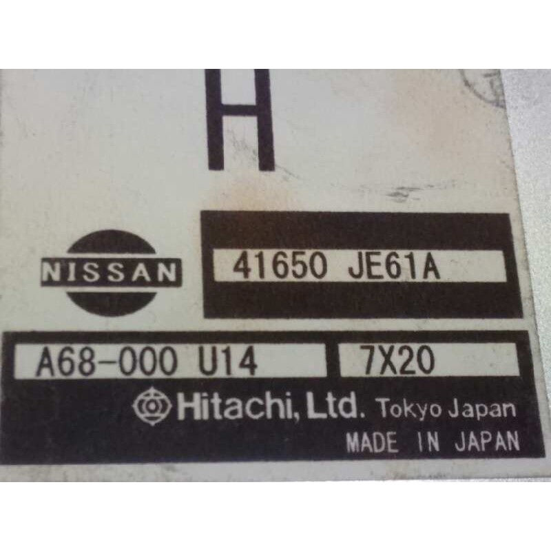 Recambio de centralita asr para nissan qashqai (j10) acenta 4x4 referencia OEM IAM 41650JE61A  