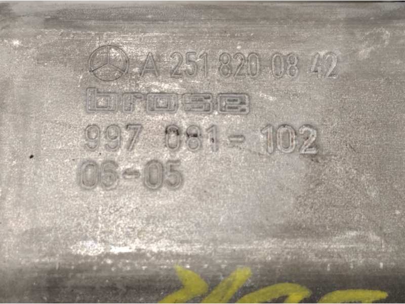 Recambio de elevalunas delantero derecho para mercedes-benz clase r (w251) 3.0 cdi cat referencia OEM IAM A2518200842  A25172016