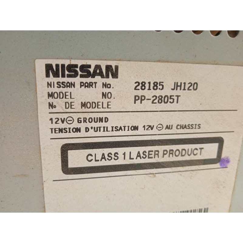 Recambio de sistema audio / radio cd para nissan x-trail (t31) xe referencia OEM IAM 28185JH120  