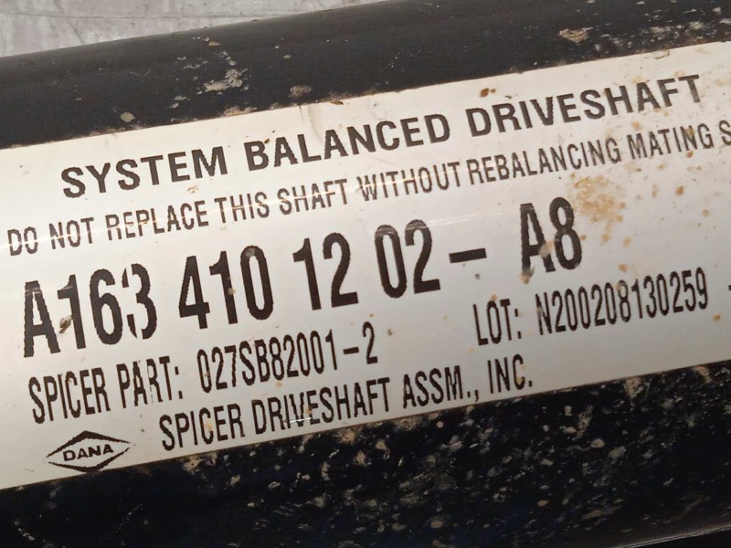 Recambio de transmision central para mercedes-benz clase m (w163) 400 cdi (163.128) referencia OEM IAM A1634101202  