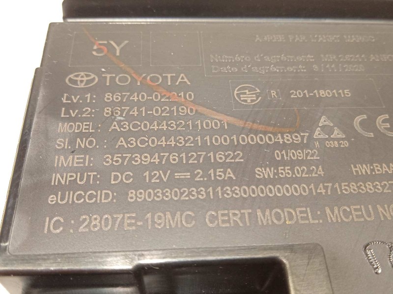 Recambio de modulo electronico para toyota corolla (e21) referencia OEM IAM 8674002210  