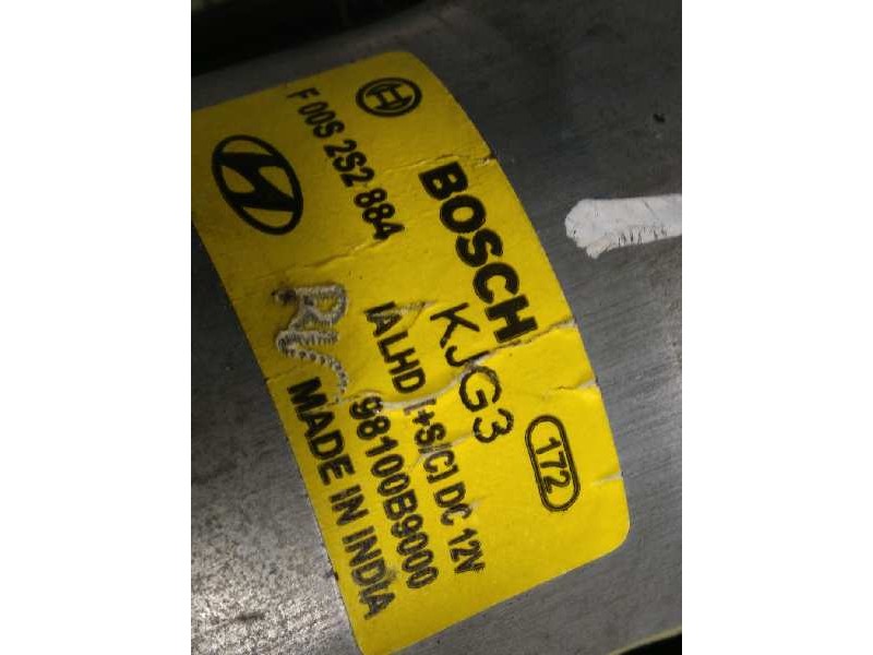 Recambio de motor limpia delantero para hyundai i10 basis referencia OEM IAM 98100B9000  