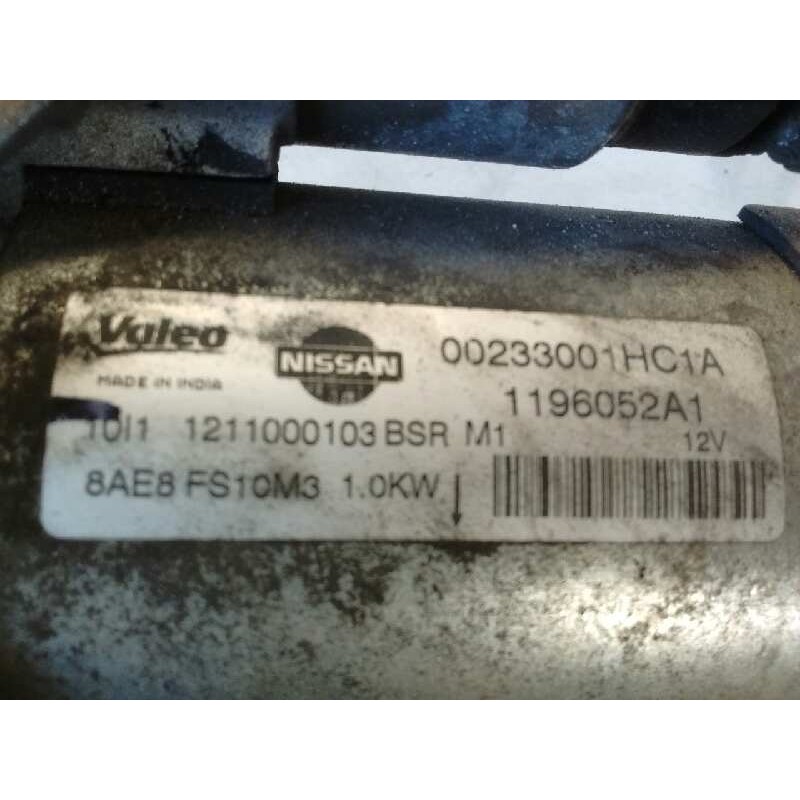 Recambio de motor arranque para nissan micra (k13) acenta referencia OEM IAM 00233001HC1A  1196052A1