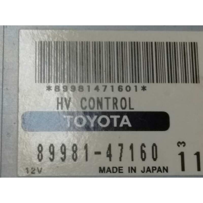 Recambio de modulo electronico para toyota prius (nhw20) sol referencia OEM IAM 8998147160  