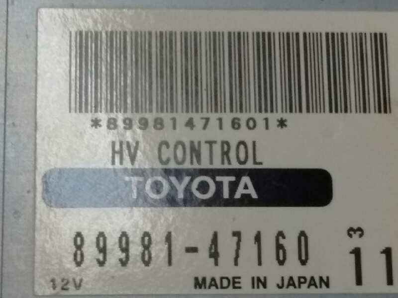 Recambio de modulo electronico para toyota prius (nhw20) sol referencia OEM IAM 8998147160  