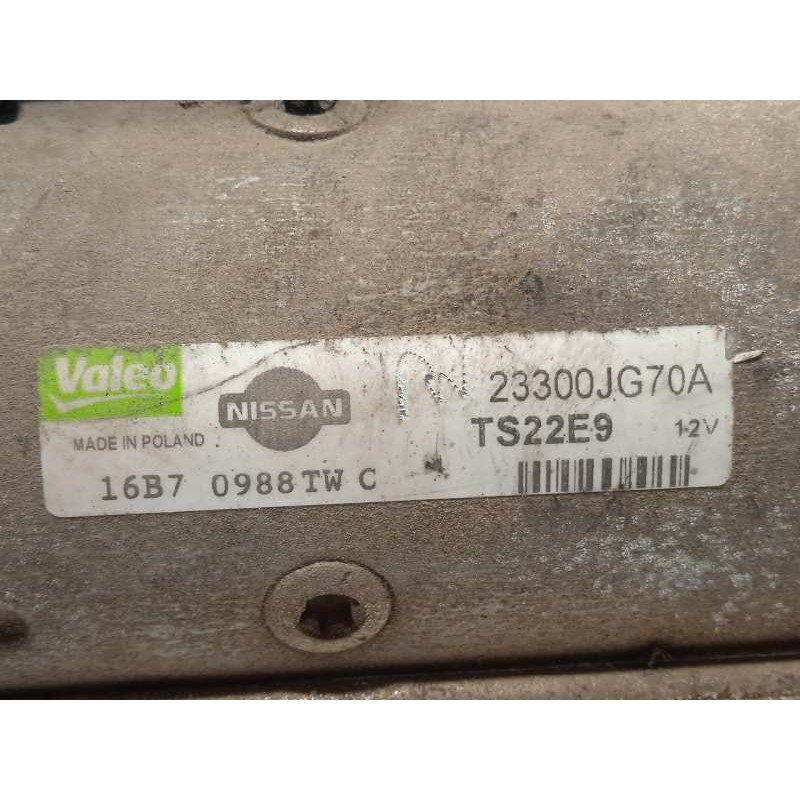 Recambio de motor arranque para nissan x-trail (t31) se referencia OEM IAM 23300JG70A  TS22E9