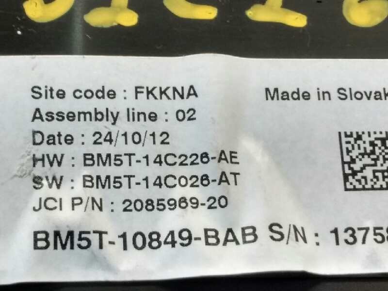 Recambio de cuadro instrumentos para ford focus lim. (cb8) trend referencia OEM IAM BM5T10849BAB  