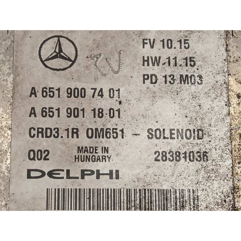 Recambio de centralita motor uce para mercedes-benz clase c (w204) coupe c 250 cdi blueefficiency (204.303) referencia OEM IAM A