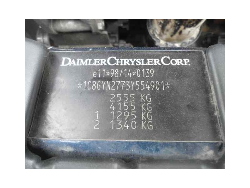 chrysler voyager (rg) del año 2003