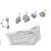 Recambio de mando elevalunas delantero izquierdo para volkswagen t6.1 caravelle (sh) referencia OEM IAM 1K3959857C 7E5867255B 7H