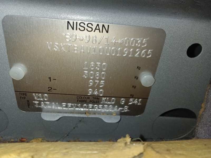 nissan almera tino (v10m) del año 2005