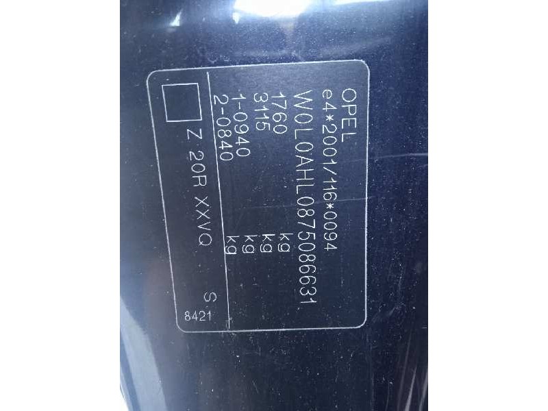 opel astra gtc del año 2007