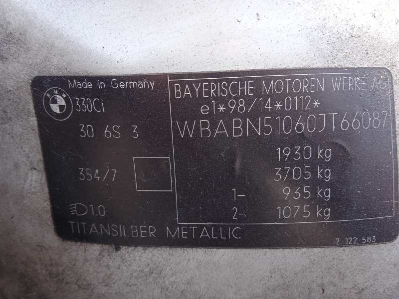 bmw serie 3 coupe (e46) del año 2001