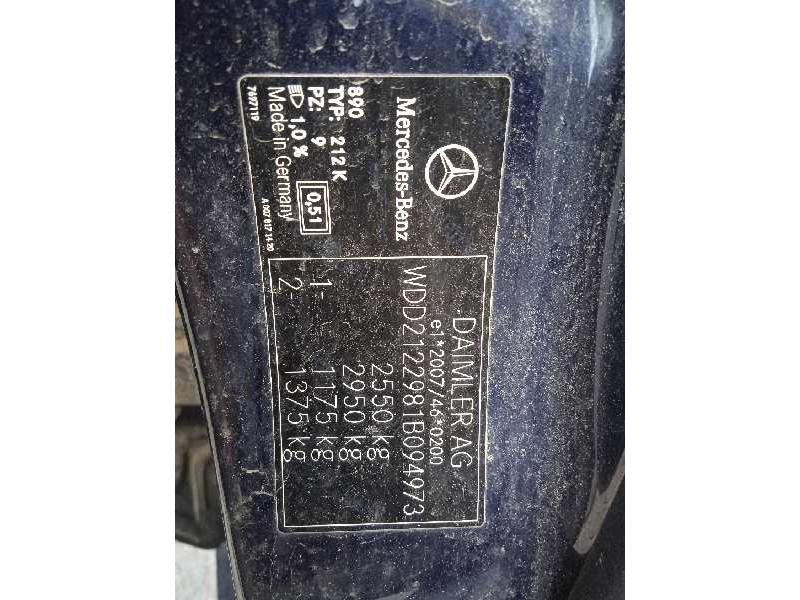 mercedes-benz clase e (w212) familiar del año 2014