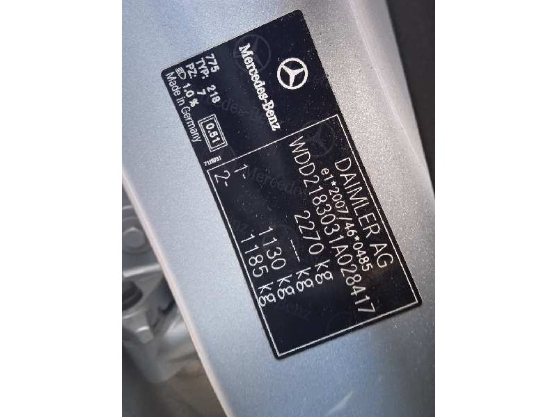 mercedes-benz clase cls (w218) del año 2011