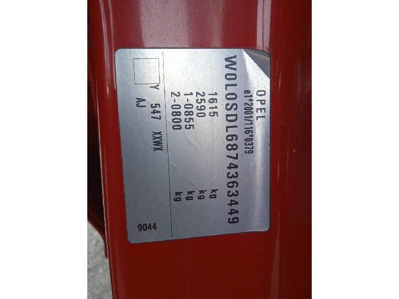 opel corsa d del año 2007