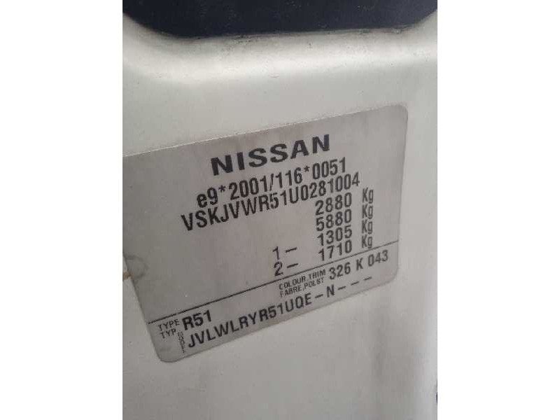 nissan pathfinder (r51) del año 2008