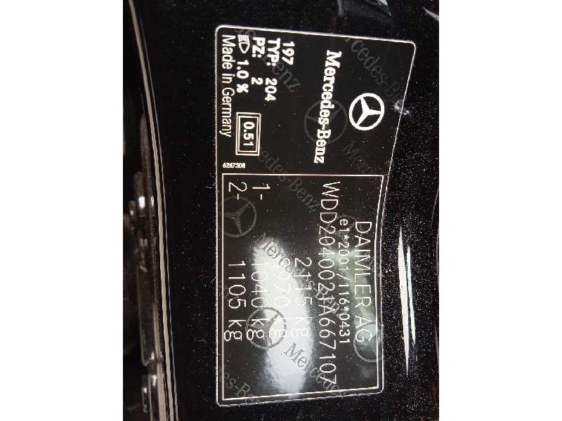 mercedes-benz clase c (w204) lim. del año 2011