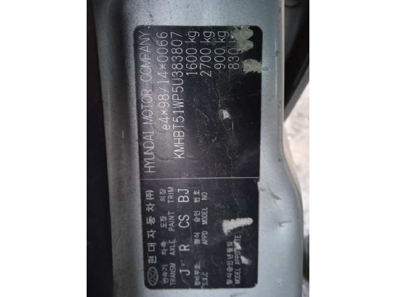 hyundai getz (tb) del año 2005