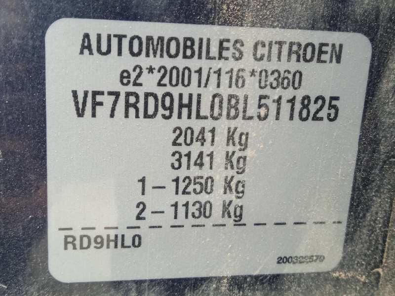 citroën c5 berlina del año 2011