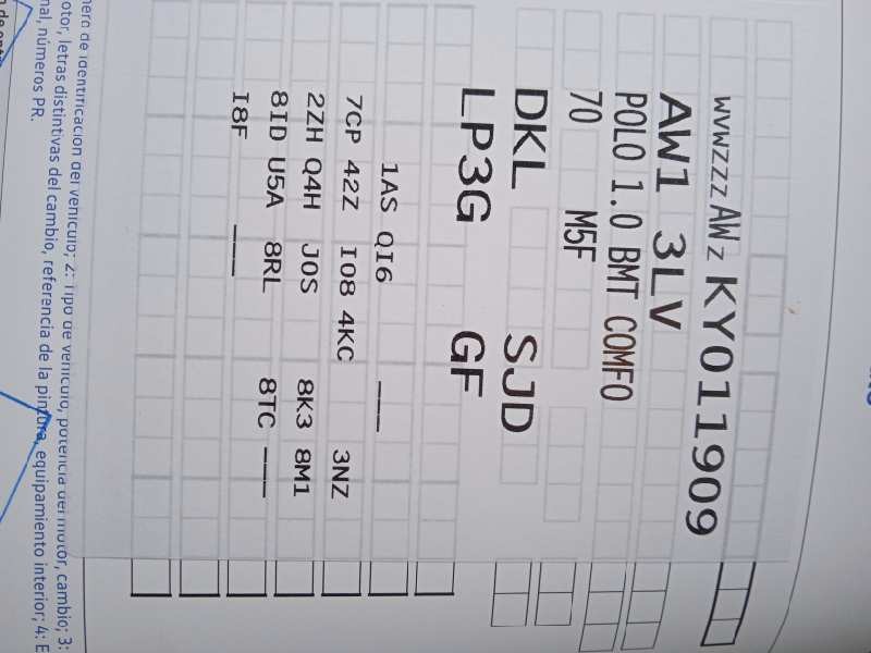 volkswagen polo del año 2018