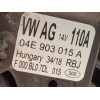 Recambio de alternador para volkswagen polo 1.0 tsi referencia OEM IAM 04E903015A  F000BL07DL