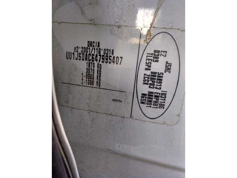 dacia lodgy del año 2013