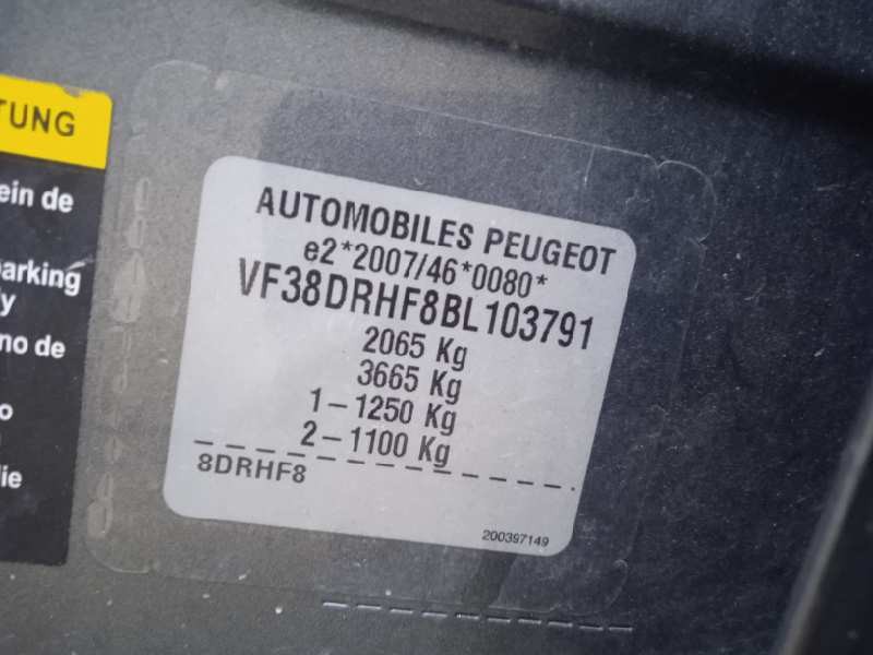 peugeot 508 del año 2012