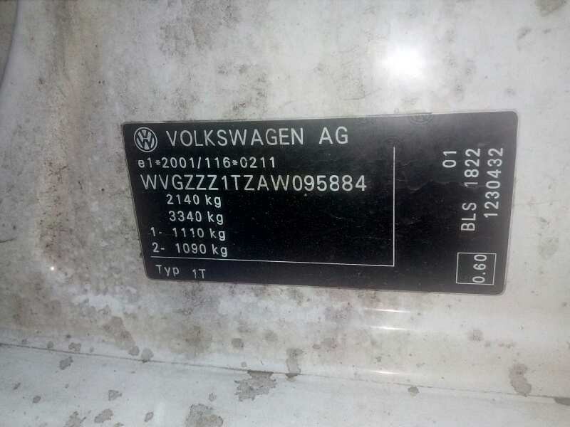 volkswagen touran (1t2) del año 2010