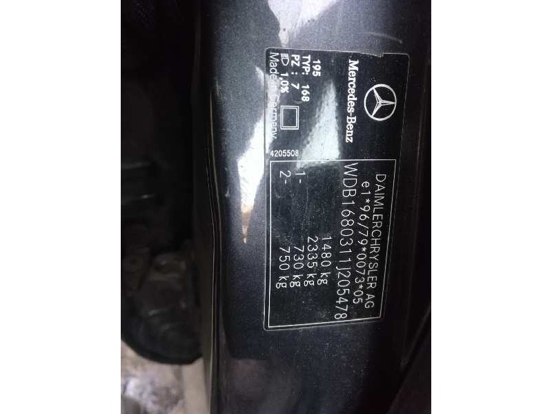 mercedes-benz clase a (w168) del año 1999