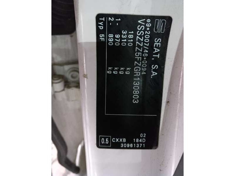 seat leon (5f1) del año 2016