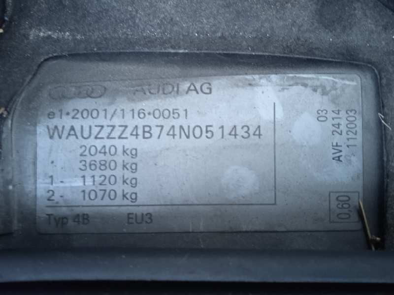 audi a6 berlina (4b2) del año 2004