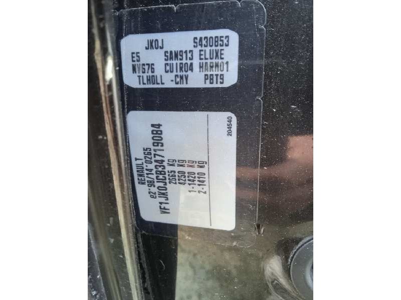 renault espace iv (jk0) del año 2005