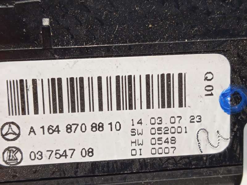 Recambio de mando multifuncion para mercedes-benz clase m (w164) ml 450 cdi (164.128) referencia OEM IAM A1648708810 A1648708810 - Negro 4