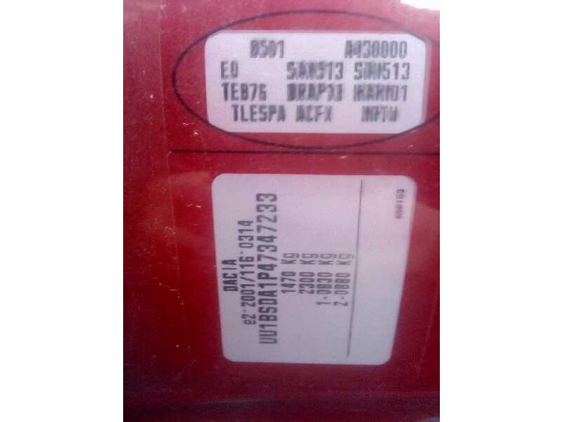 dacia sandero del año 2012