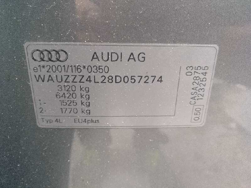 audi q7 (4l) del año 2009