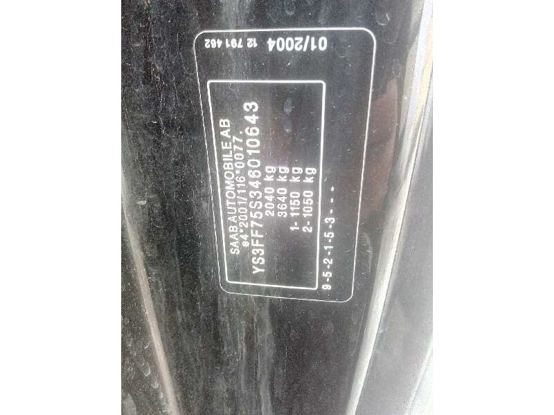 saab 9-3 cabrio del año 2004