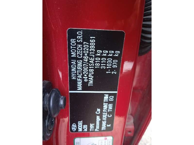 hyundai ix20 del año 2014