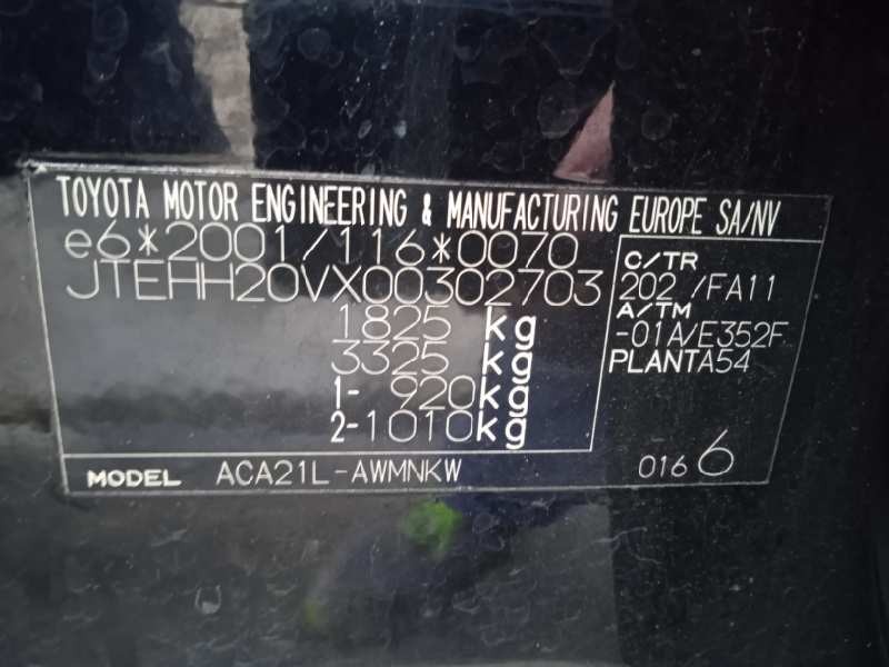 toyota rav 4 (a2) del año 2004